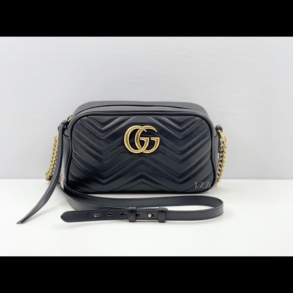 ♥️SOLD♥️Gucci Marmont Matelasse Small - Picture 1 of 8